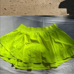 Lululemon Athletica Bright Yellow Skort